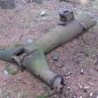 Poz�statky z n�meck�ho radaru z v�le�n�ch let.(Ant�na)